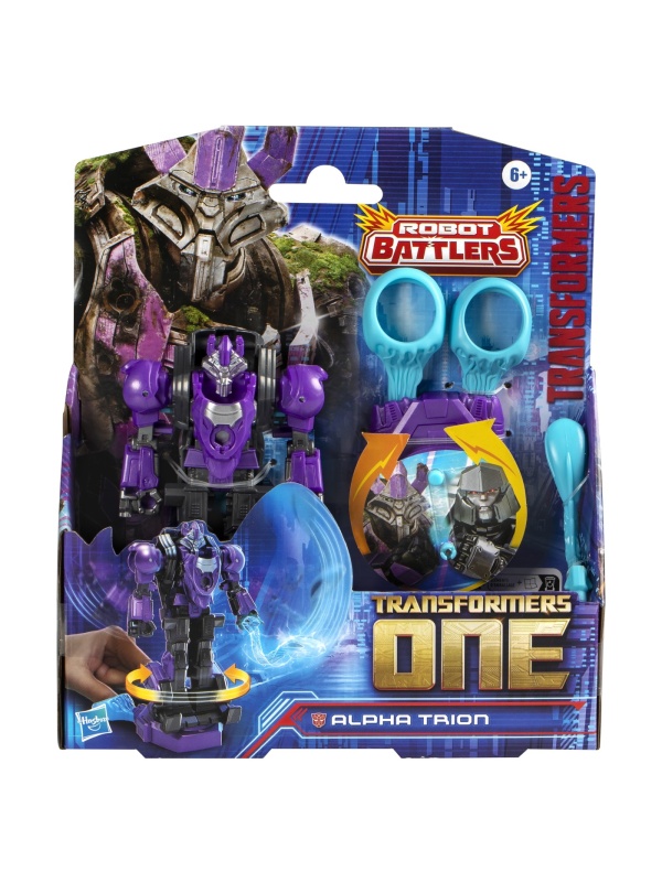 TRANSFORMERS ONE ROBOT BATTLERS FIGURINA ALPHA TRION 11.5CM