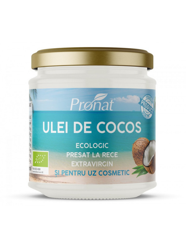 ULEI DE COCOS EXTRAVIRGIN ECOLOGIC 200ML