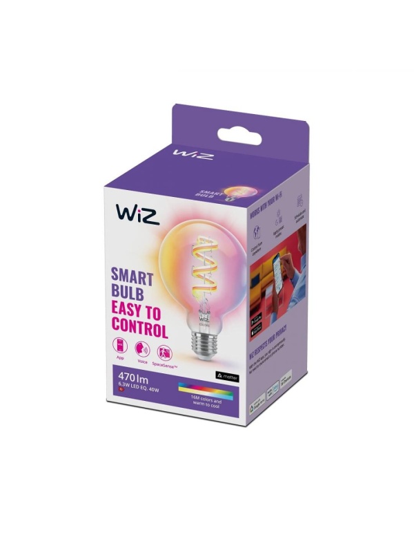 WI-FI BLE 40W G95 E27 822-65 RGB CL 1PF