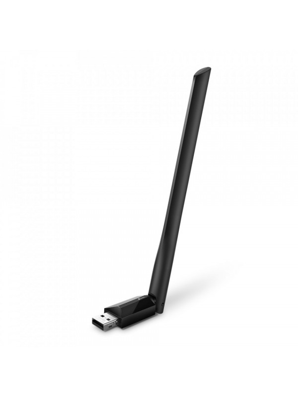 ADAPTOR RETEA TP-LINK AC600, extern wireless 2.4 GHz | 5 GHz, USB 2.0, port, 433 Mbps, antena externa x 1, "Archer T2U Plus"