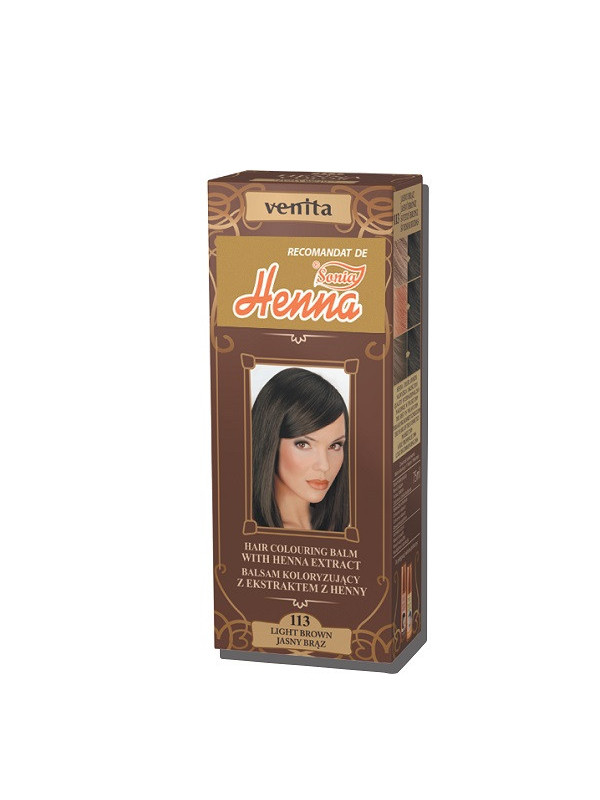 Balsam colorant par henna sonia nr.113 - saten deschis 75gr kian cosmetics