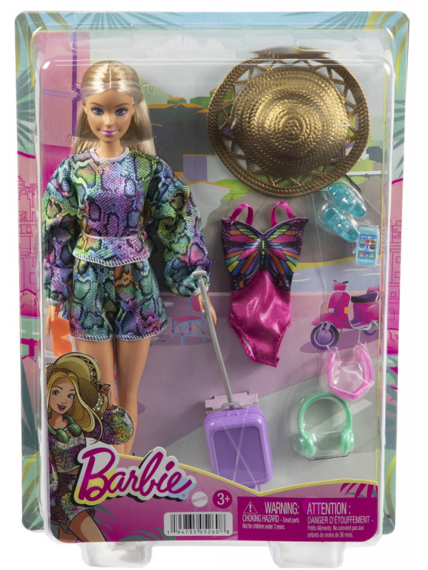 BARBIE PAPUSA BARBIE IN CALATORIE