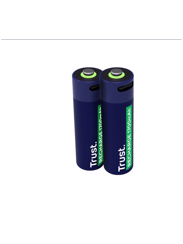Baterii reincarcabile Trust AAAUSB-C 2x