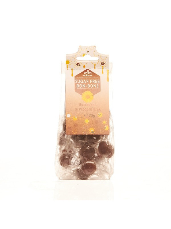 BOMBOANE BALSAMICE FARA ZAHAR CU PROPOLIS 0.5% 70GR