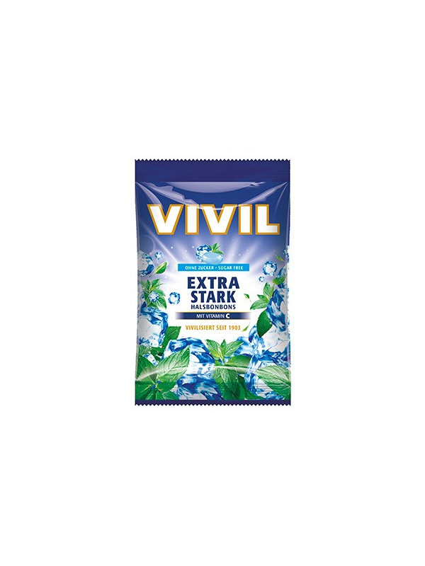 Bomboane Vivil Extra Stark cu Vitamina C fara zahar - 60 g