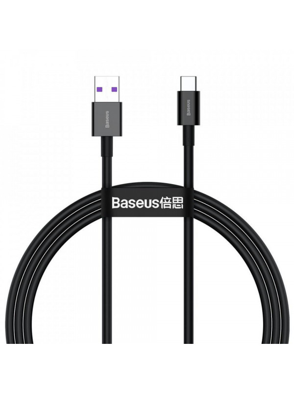 Cablu Baseus Type-C 66W, 1m, negru