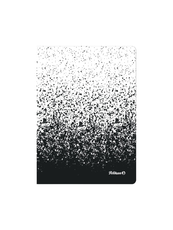 CAIET A5 COLOR EDITION 80 FILE, HARTIE 70G/MP, PATRATELE, CULOARE ALB/NEGRU