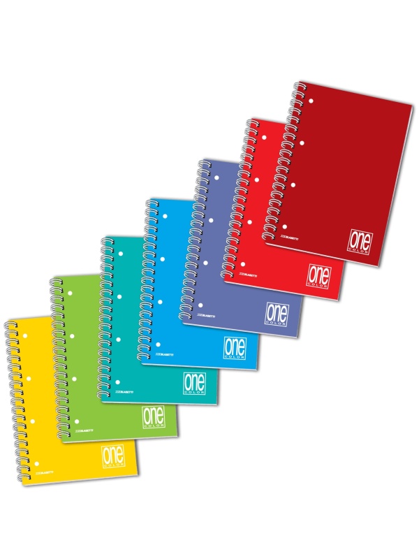 Caiet A5+ cu spirala - One Color, 80 g/m2, 60 pag. (Matematica)
