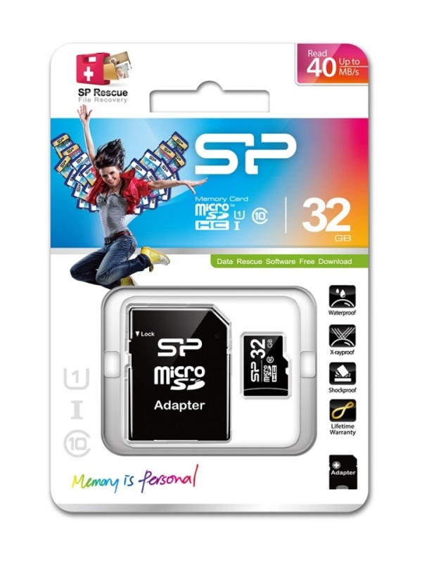 CARD DE MEMORIE MicroSDHC SP 32GB CL10