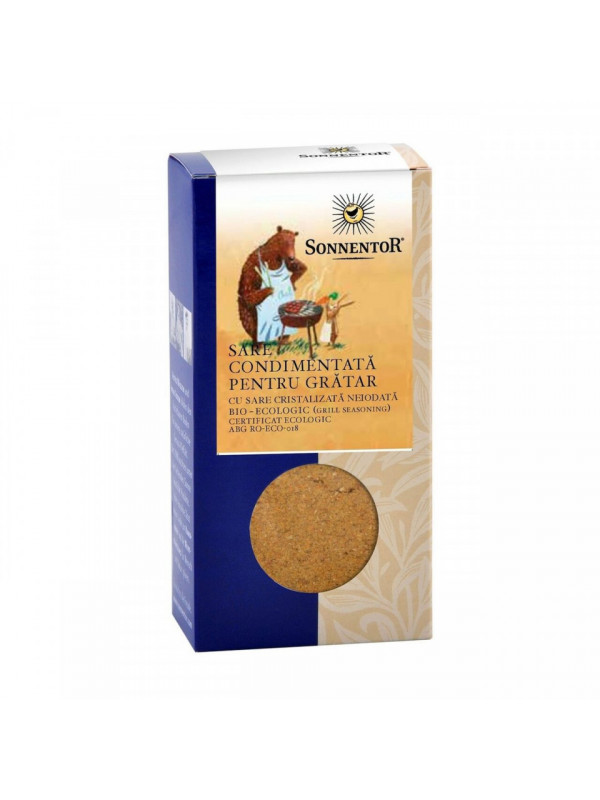 Condiment - sare condimentata pentru gratar eco 100gr sonnentor