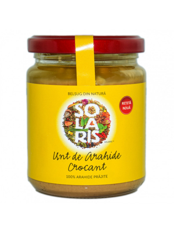 CREMA DE ARAHIDE CROCANT 250gr SOLARIS