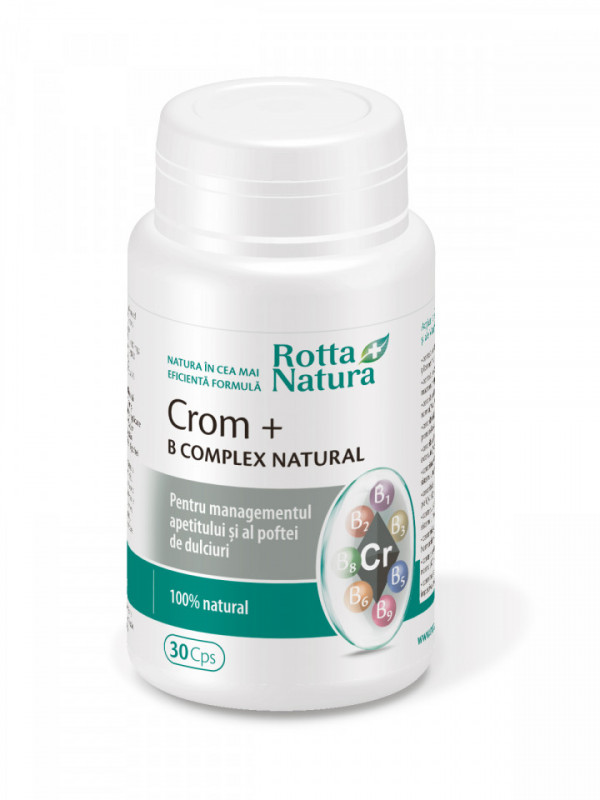 CROM+B COMPLEX NATURAL 30CPS