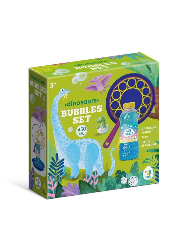 DINOZAURI SET DE BALOANE DE SAPUN 450 ML