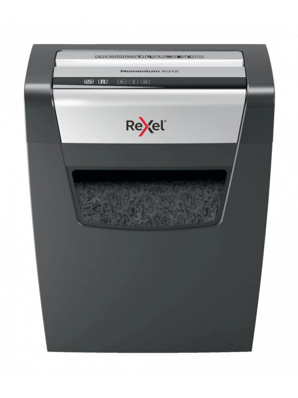 Distrugator manual documente MOMENTUM X312, 12 coli, P3, cross-cut (tip confeti) Rexel "2104572EU"