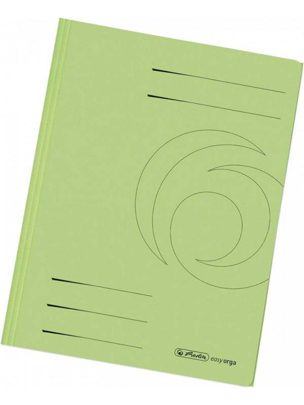 DOSAR PLIC A4, CARTON RECICLAT, VERDE INTENS