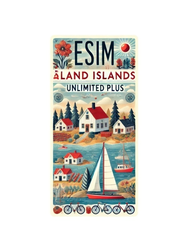 eSIM Aland Islands, Unlimited Plus, 30 Days