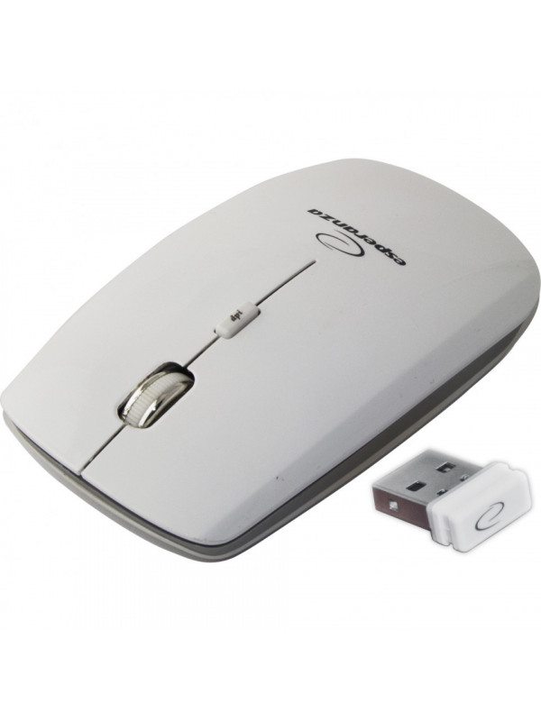 Esperanza Mouse Optic Wirelless 4D 2.4GHz Saturn alb