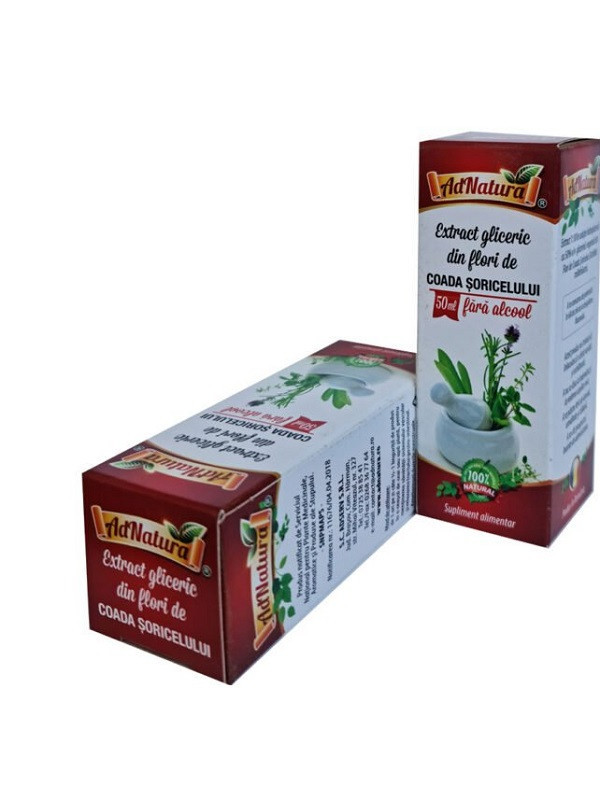 Extract gliceric coada soricelului fr.alcool 50ml