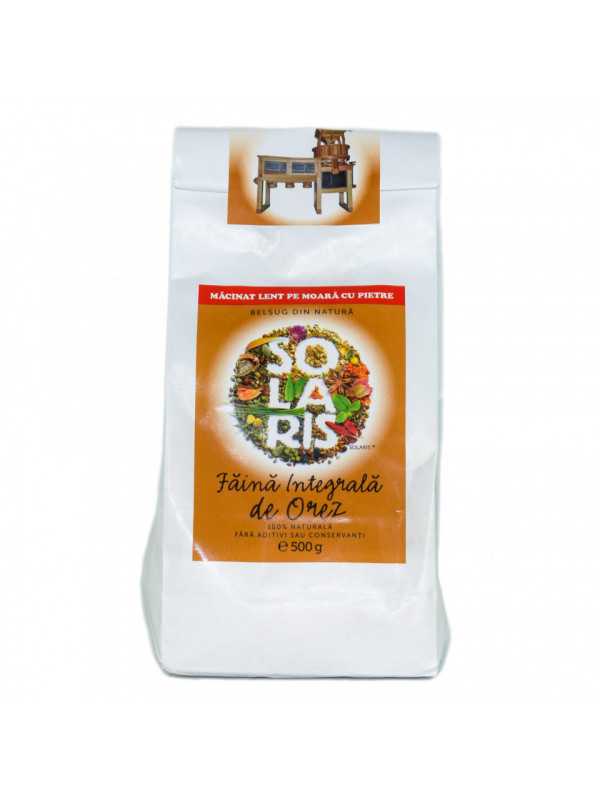 FAINA INTEGRALA DE OREZ 500gr SOLARIS