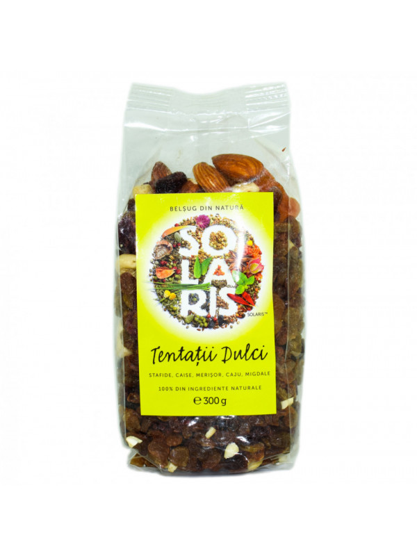FRUCTE USCATE - TENTATII DULCI 300gr SOLARIS