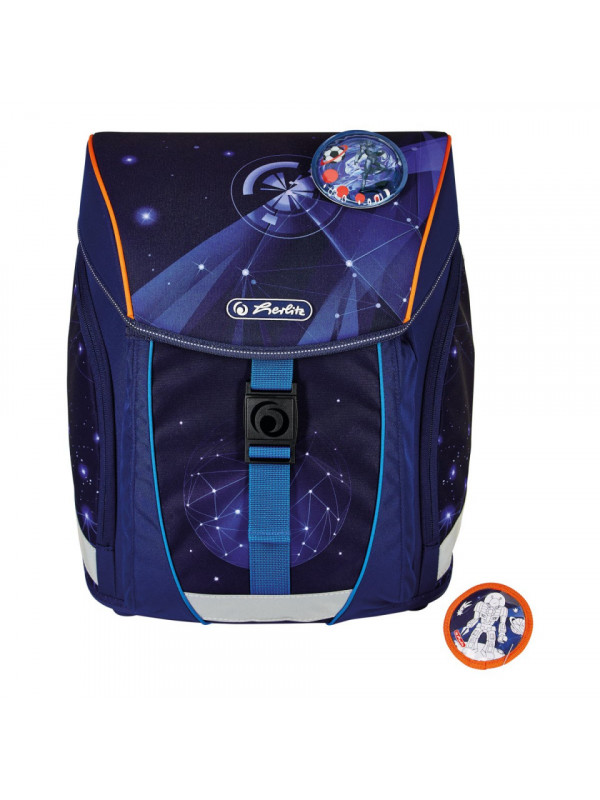 Ghiozdan neechipat filolight, motiv galaxy game