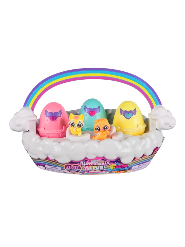 HATCHIMALS ALIVE NEON RAINBOW SET COSULET DE OUA