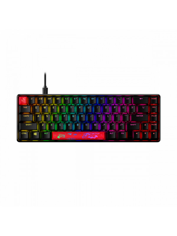 Hp hyperx alloy 65 red keyboard rgb