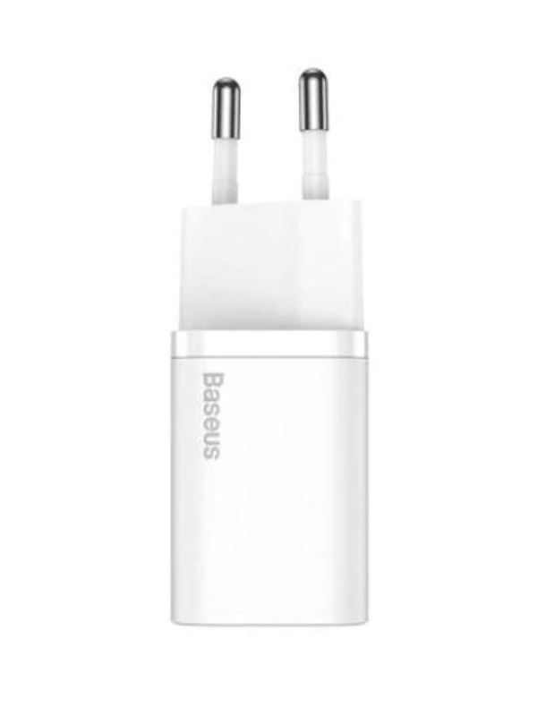 Incarcator Baseus Super Si, QC 20W, alb