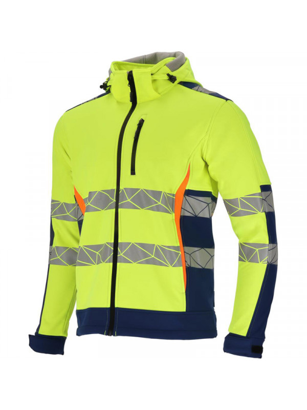JACHETA REFLECTORIZANTA ELASTICA CU MODEL / VERDE - L