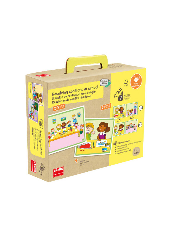 Joc educativ cu povesti in limba romana Solutionarea conflictelor: la scoala
