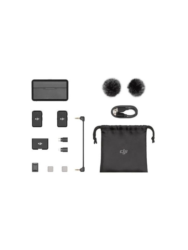 Kit microfon wireless DJI (2TX+1RX)Inclusa carcasa incarcare
