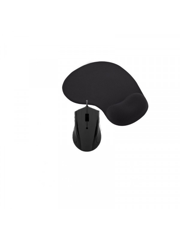 Kit mouse optic 3D USB, cu fir si mousepad cu gel, Esperanza
