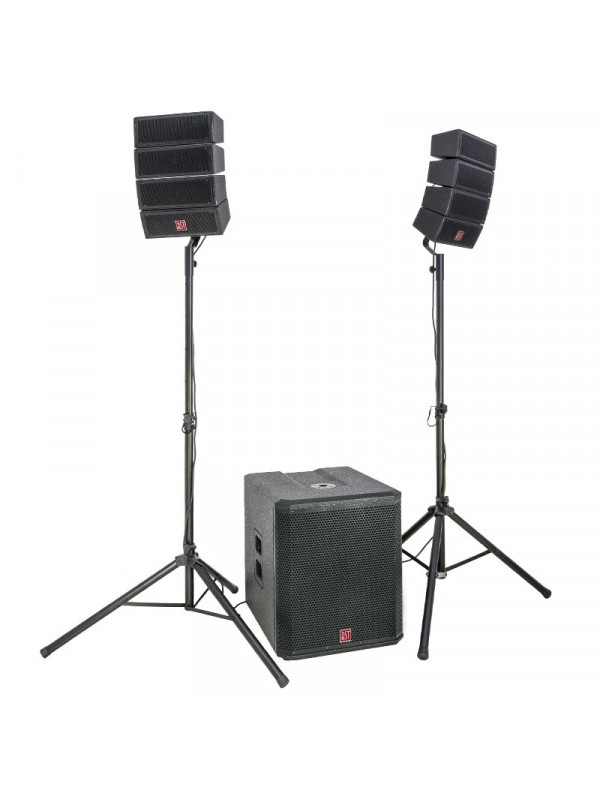 Kit subwoofer 18"/46cm 500w + 2 sateliti 4"/10cm 200w rms bst