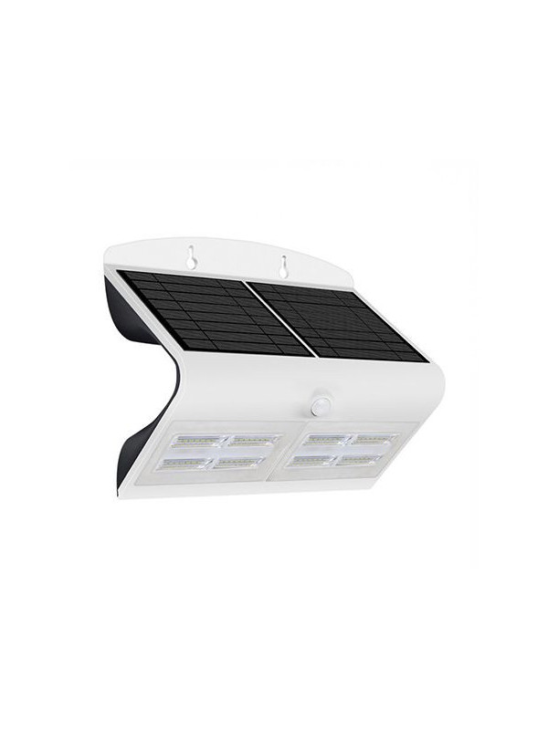 Lampa led solara 6.8w 4000k alb neutru negru/alb