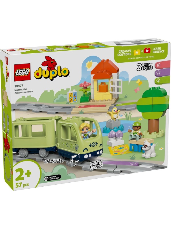 LEGO DUPLO TREN DE AVENTURA INTERACTIV 10427