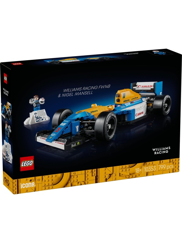 LEGO ICONS WILLIAMS RACING FW14B SI NIGEL MANSELL 10353