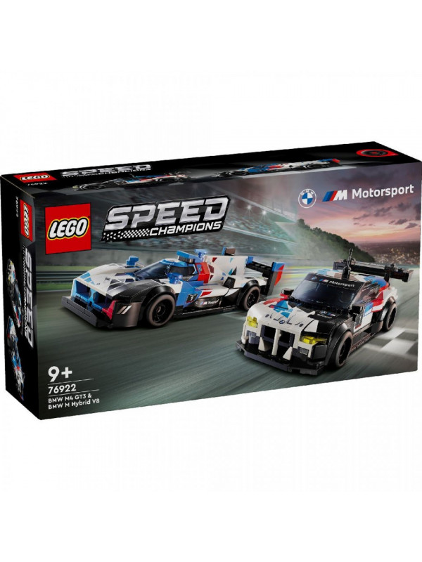 LEGO SPEED CHAMPIONS MASINI DE CURSE BMW M4 GT3 SI BMW M HYBRID V8 76922