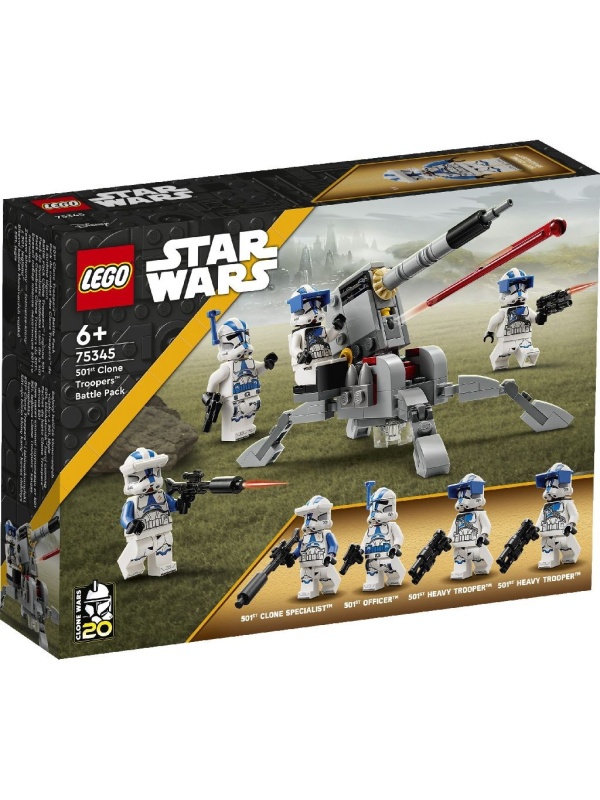 LEGO STAR WARS PACHET DE LUPTA CLONE TROOPERS DIVIZIA 501 75345