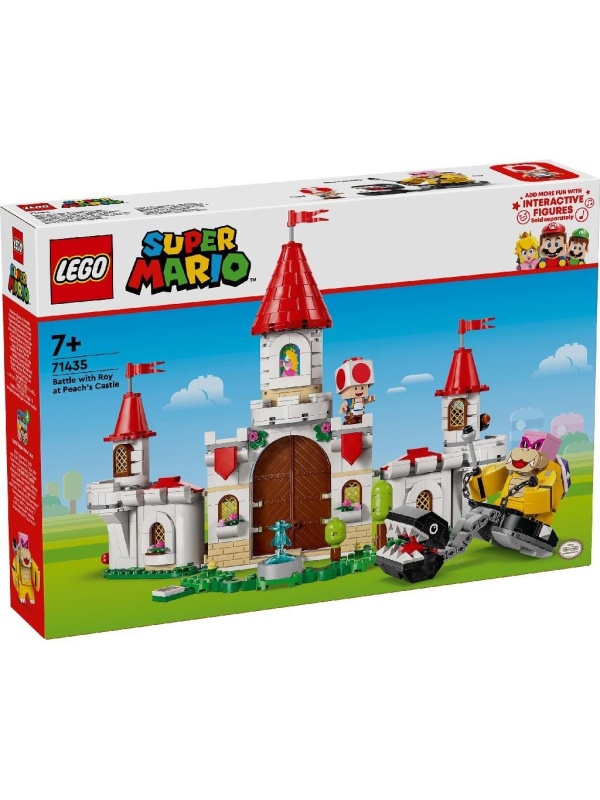 LEGO SUPER MARIO BATALIA CU ROY LA CASTELUL LUI PEACH 71435