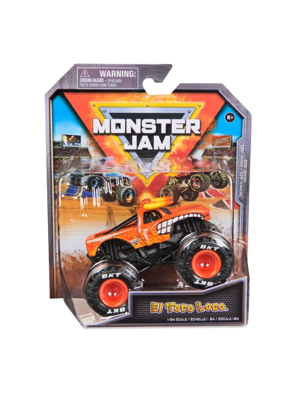 MONSTER JAM MASINUTA METALICA EL TORO LOCO SCARA 1 LA 64