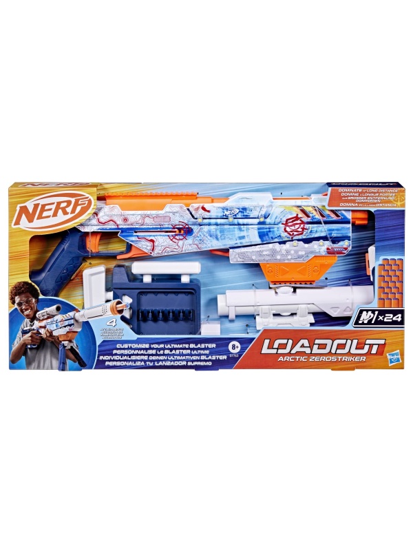 NERF BLASTER LOADOUT ARCTIC ZEROSTRIKER