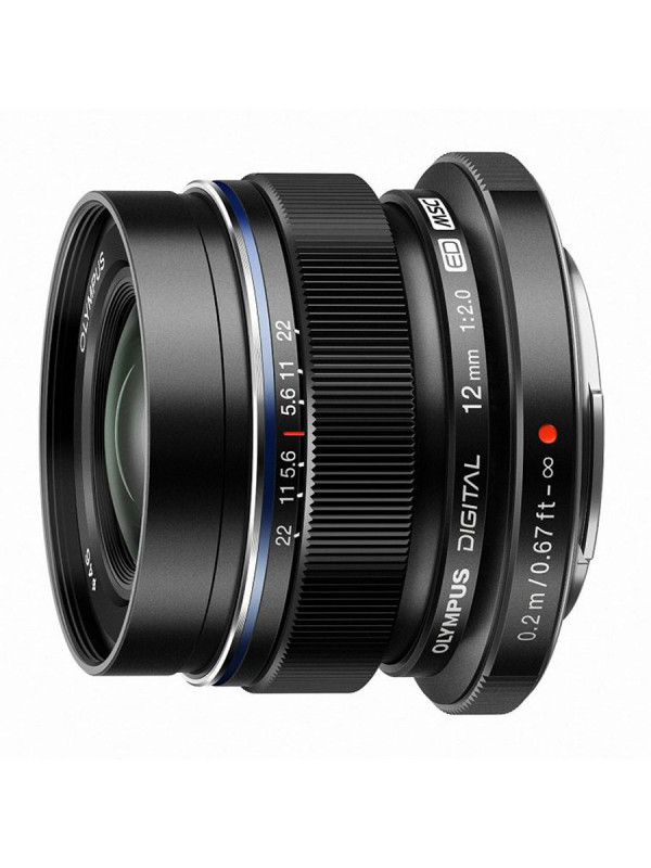 Obiectiv Olympus M.ZUIKO DIGITAL ED 12mm 1:2.0 / EW-M1220 negru