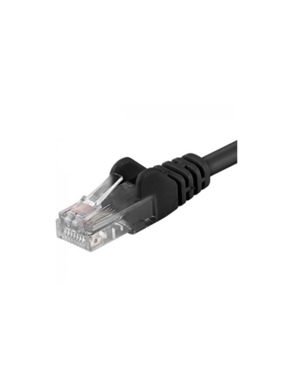 PACHCORD UTP RJ45 Cat.5e 0.25m NEGRU