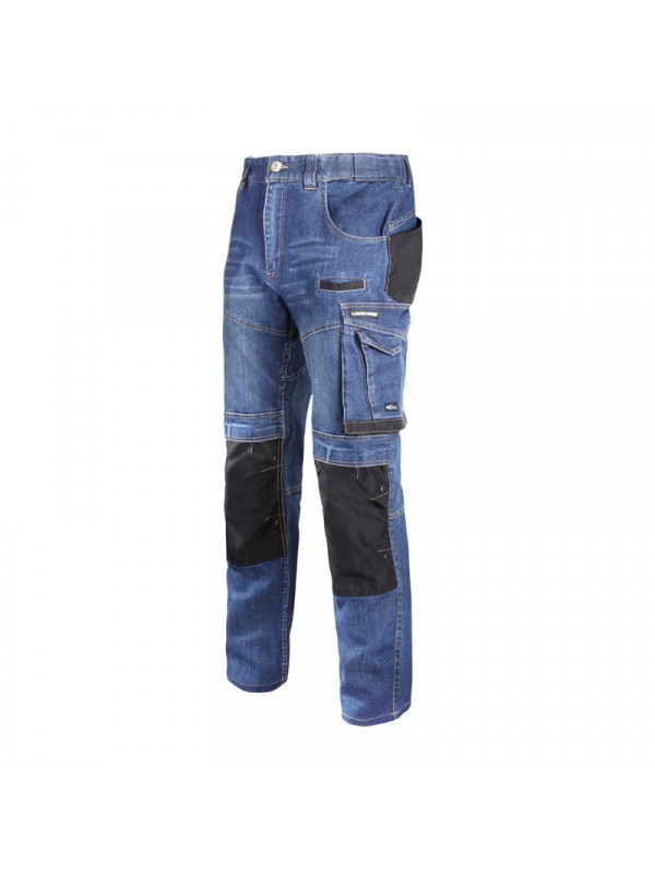 Pantalon lucru tip-blugi slim-fit elastic - 3xl/h-194
