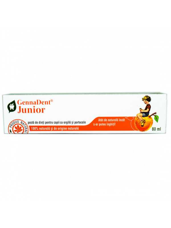 PASTA DINTI GENNADENT JUNIOR PORTOCALA 80ml VIVA NATURA