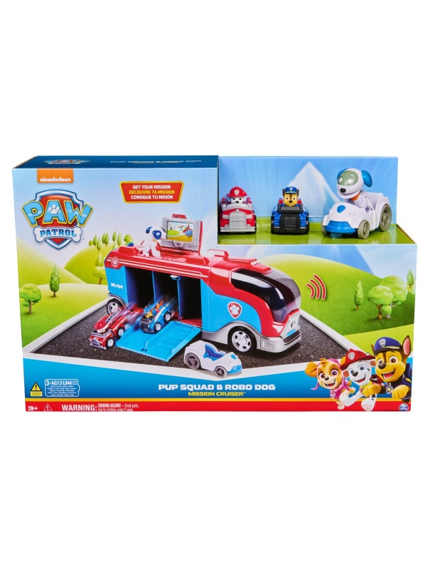 PATRULA CATELUSILOR PUP SQUAD SI ROBO DOG CAMION MISIUNI DE SALVARE