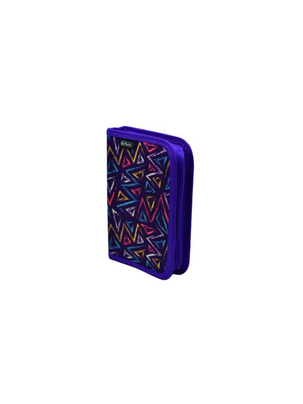 PENAR NEECHIPAT CU DOUA CLAPE, DIMENSIUNE 13,5 X 19,5 X 3 CM, MOTIV TRIANGLE