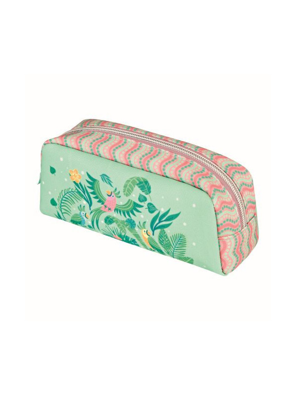 Penar tip etui, 1 compartiment, motiv sweet jungle