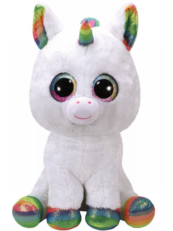 Plus ty 42cm boos pixy unicorn alb