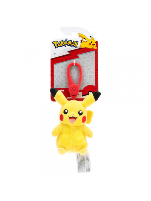 Pokemon - Jucarie de plus cu agatatoare, Pikachu #2, S6